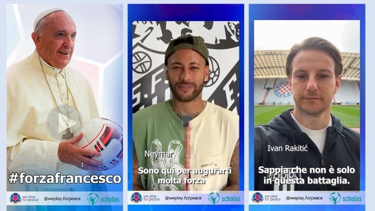 Neymar, Rakitic y Ferrara muestran su apoyo al Papa Francisco: el fútbol como herramienta de solidaridad global