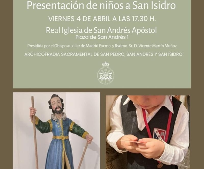 Obispo auxiliar de Madrid presidirá presentación de niños a San Isidro con participación de FAST España