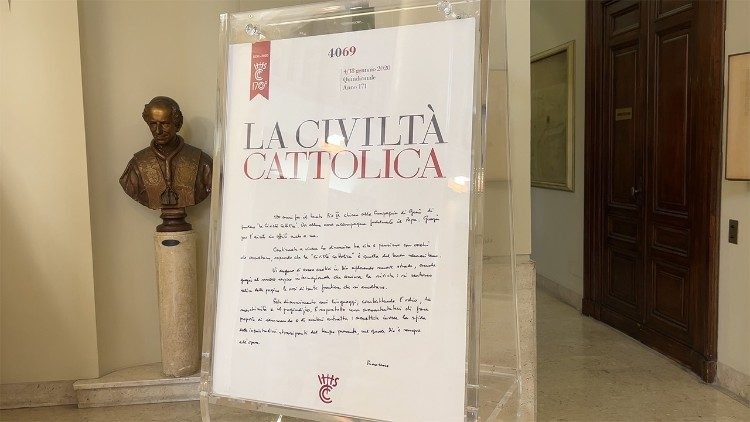 El Papa Francisco celebra 175 años de La Civiltà Cattolica en Roma