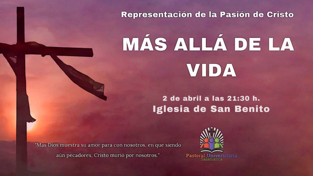 Jóvenes de Salamanca recrean la Pasión de Cristo en la iglesia de San Benito