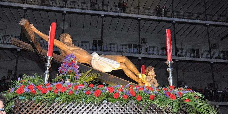 Procesión del Santísimo Cristo del Camino en Delicias, Madrid, el 14 de abril