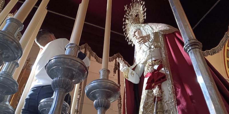 La Virgen de La Borriquita saldrá en procesión por primera vez en Madrid