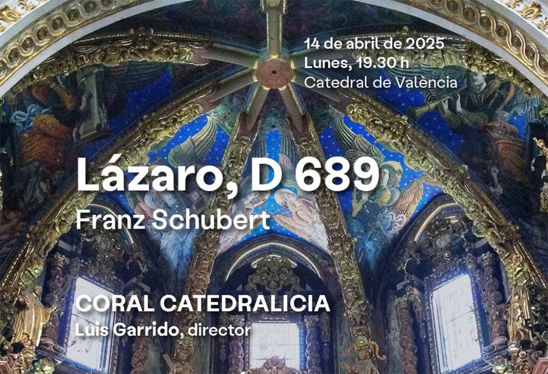 Concierto de Semana Santa en la Catedral de Valencia el 14 de abril a las 19:30