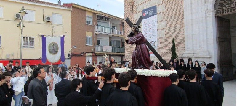 Procesión de Jesús Nazareno en Getafe destaca por participación escolar en Cuaresma