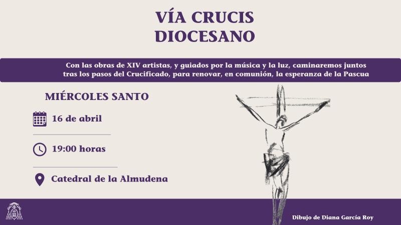 Vía Crucis Diocesano en Madrid: Arte y Música en la Catedral de la Almudena