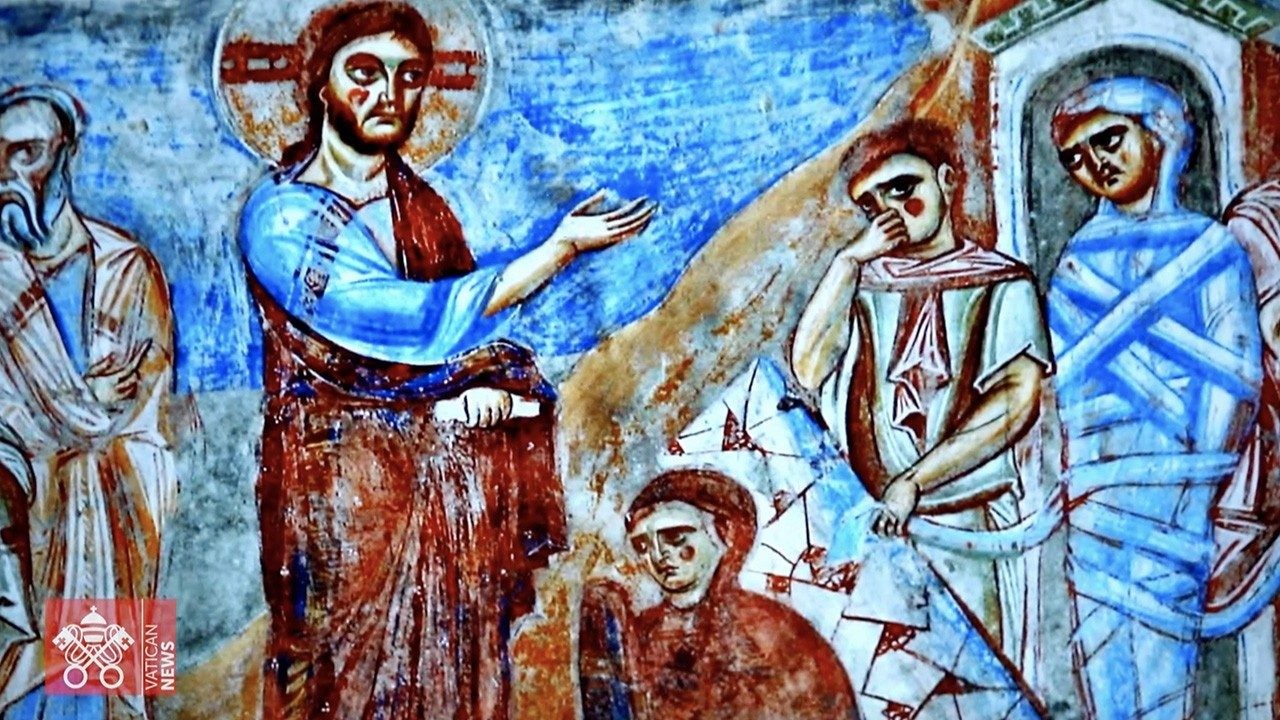 El Papa destaca la figura de Lázaro en su discurso sobre Los Rostros del Evangelio