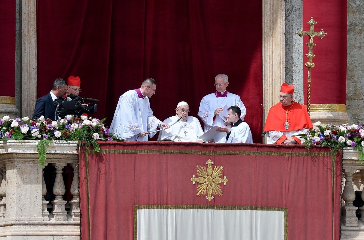 El Papa Francisco pide cese de hostilidades en mensaje pascual Urbi et Orbi