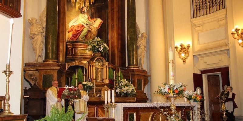 La parroquia de San Marcos celebra su festividad coincidiendo con la Octava de Pascua