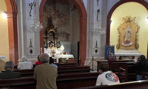 La capilla de Santiago Apóstol en Murcia celebra 17 años de Adoración Perpetua