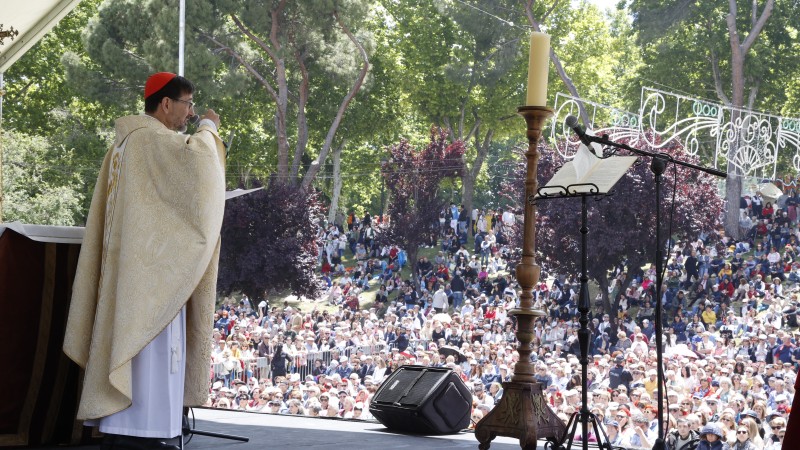 Madrid celebra a San Isidro con una misa solemne y una procesión jubilar