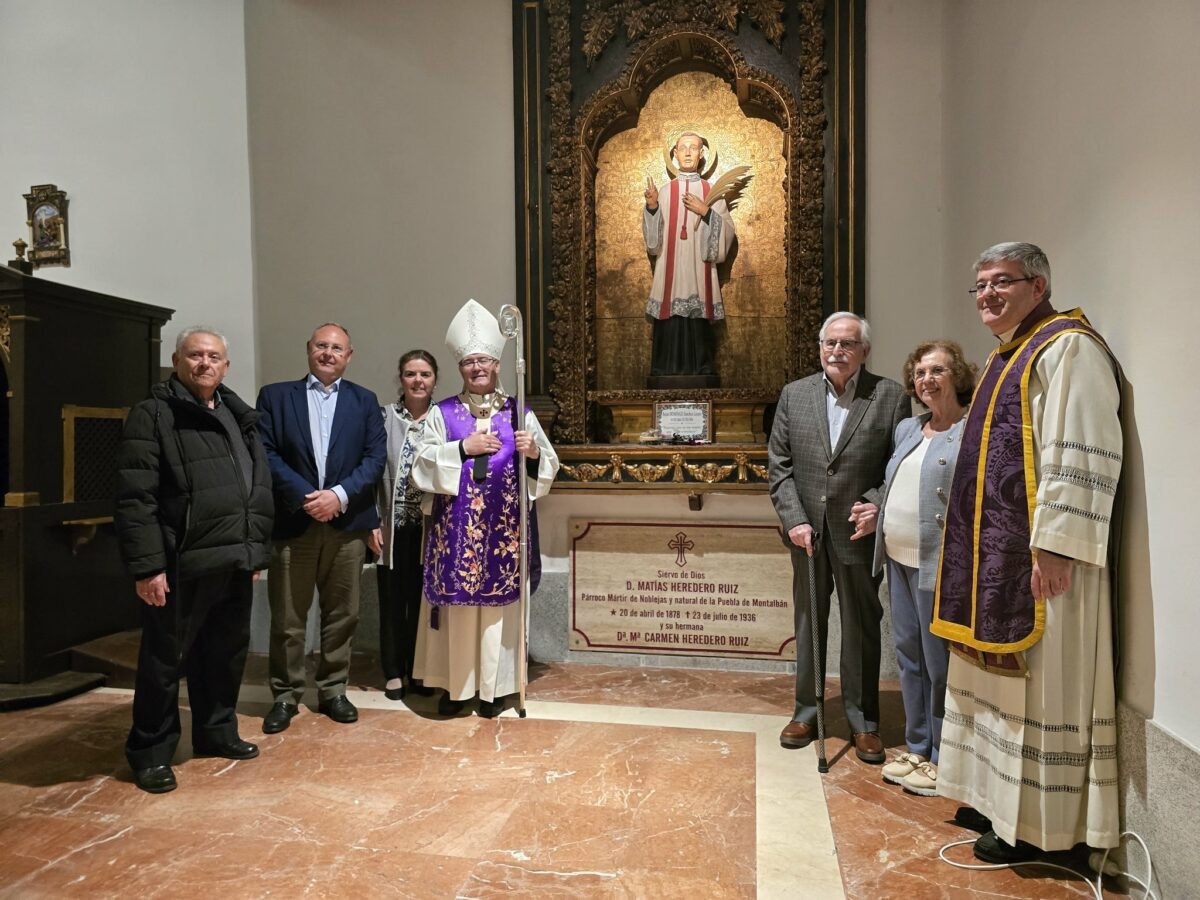 La Puebla de Montalbán honra a don Matías Heredero en una emotiva ceremonia